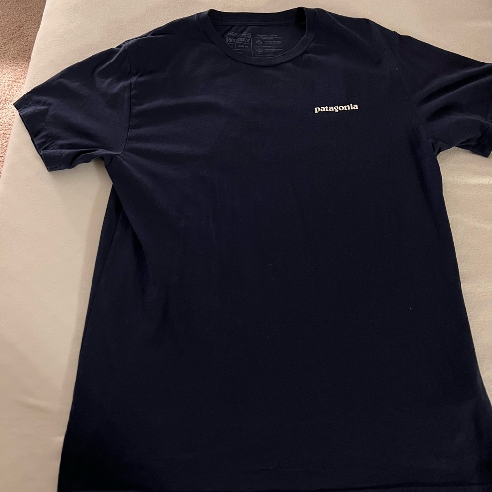 Patagonia Navy Blue Shirt (Size Medium)